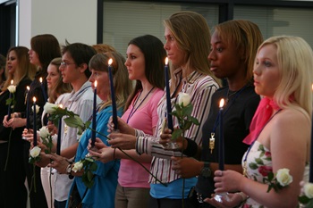 PTK candle lighting ceremony